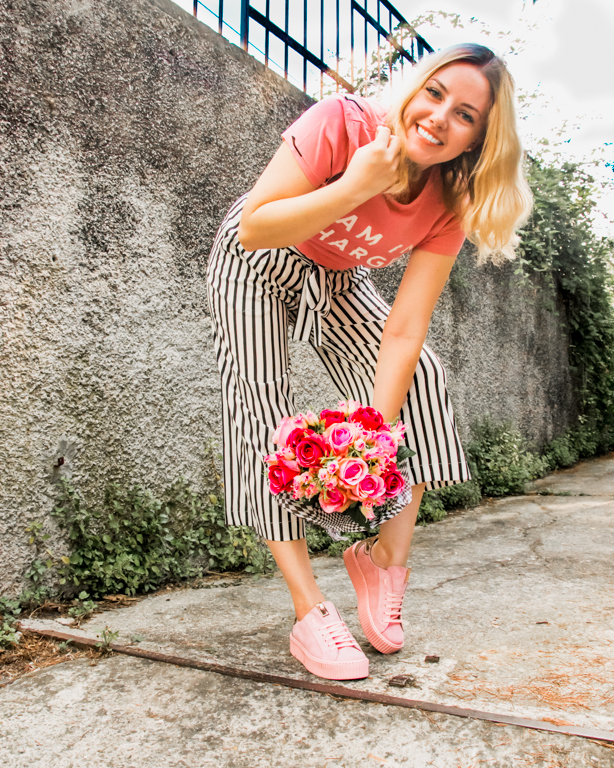 Pink Stripes & Flowers: le mie nuove sneakers Ana Lublin