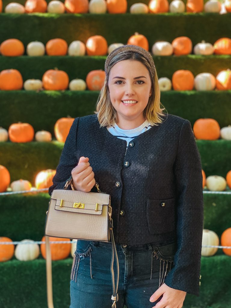 Autumn look in the Pumpkin Patch / OOTD inspo