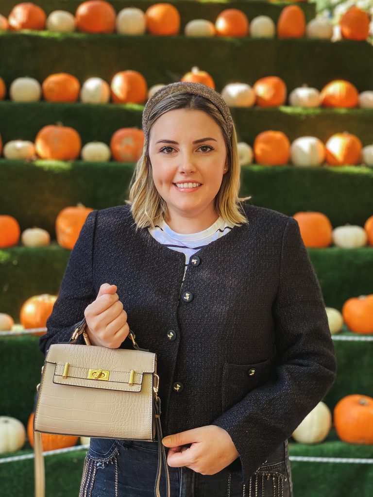 Autumn look in the Pumpkin Patch / OOTD inspo